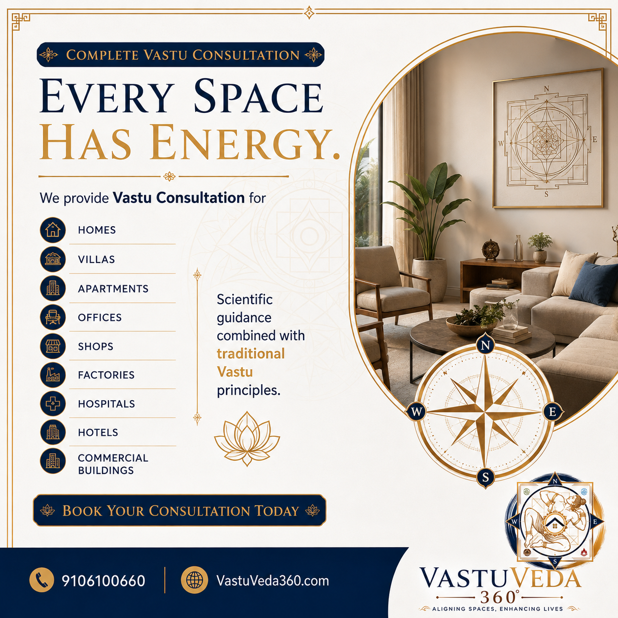 Vastu Consultation in Ahmedabad for Home, Office, Factory & Commercial Spaces
