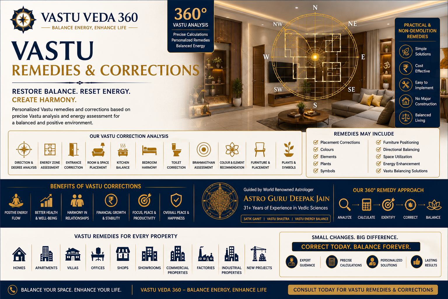 vastu remedies and correction
